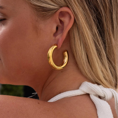 Jolie Large Hoops