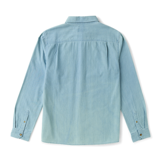 Scholar Chambray Button Up Shirt
